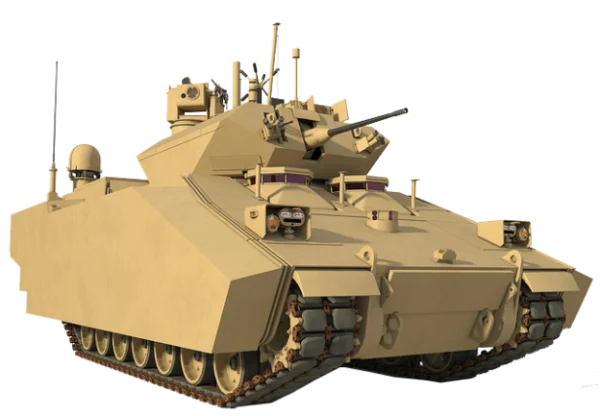 Modern Military Tank PNG Transparent Background