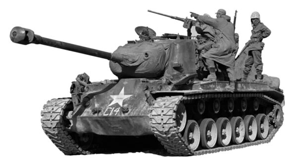 Vintage Military Tank with Soldiers PNG