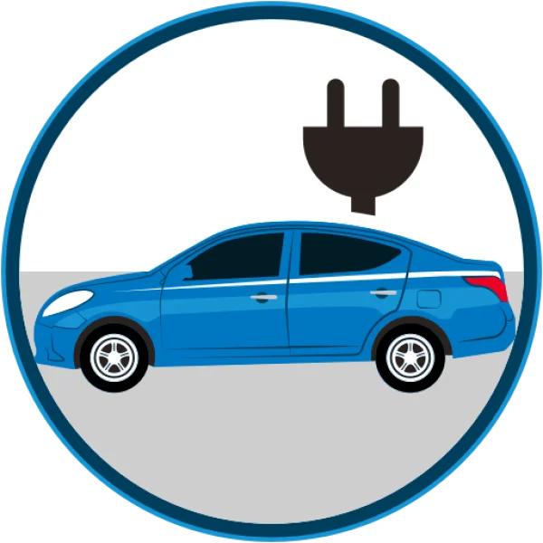 Electric Car Charging Icon PNG Transparent