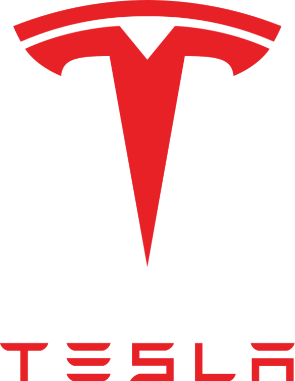 Red Tesla Logo PNG Transparent