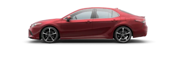 Red Toyota Camry Car PNG Transparent Background