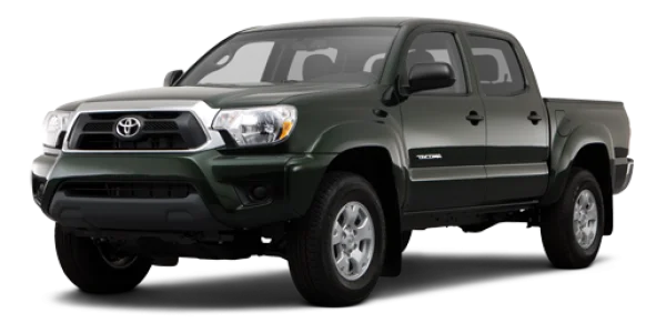 Dark Green Toyota Tacoma Pickup Truck PNG