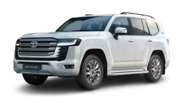White Toyota Land Cruiser SUV PNG
