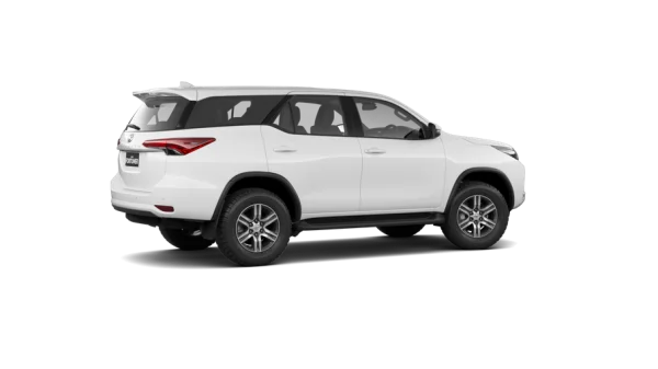 White Toyota Fortuner SUV PNG Transparent Background