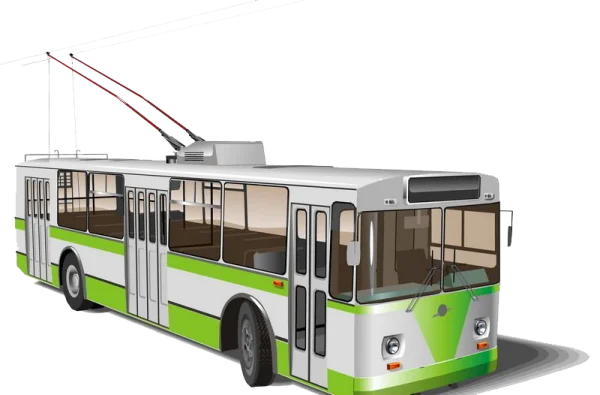 Trolleybus Public Transport PNG Transparent