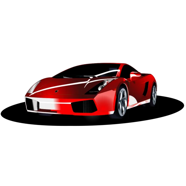 Red Sports Car PNG Transparent Background
