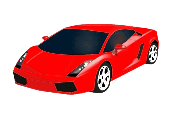 Red Sports Car PNG Transparent Background