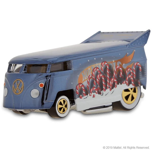 Hot Wheels Volkswagen Bus Christmas Edition PNG Transparent