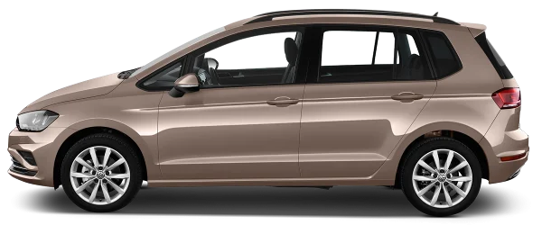 Light Brown Volkswagen Car PNG Transparent Background