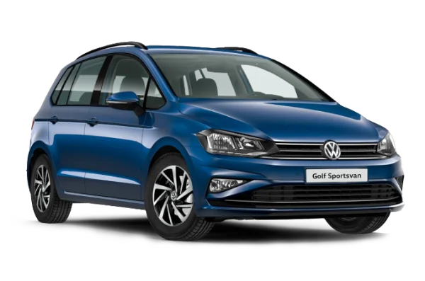 Dark Blue Volkswagen Golf Sportsvan PNG
