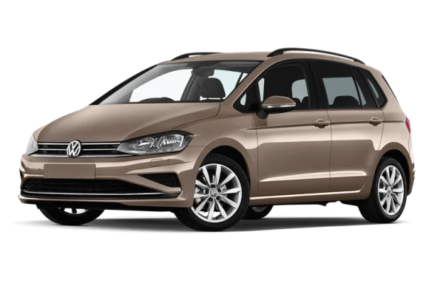 Brown Volkswagen Golf Sportsvan PNG Transparent Background