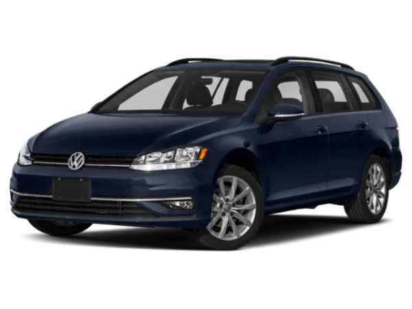 Dark Blue Volkswagen Golf SportWagen PNG