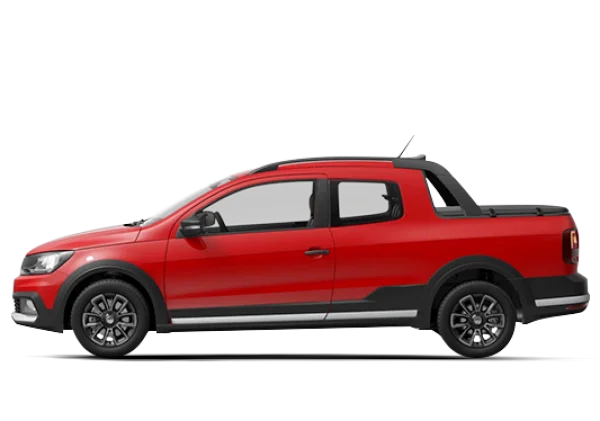 Red Compact Pickup Truck PNG Transparent