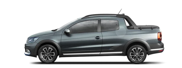 Modern Grey Pickup Truck PNG Transparent Background