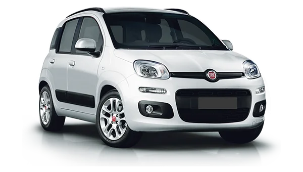 White Fiat Panda Car PNG Transparent