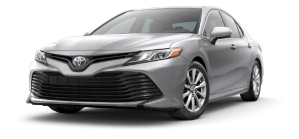 Silver Toyota Camry Car PNG Transparent Background