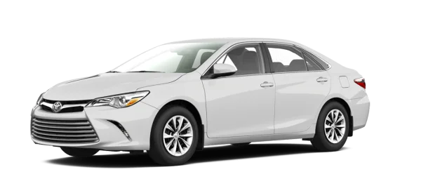 White Toyota Camry Car PNG Transparent Background