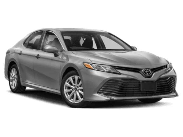 Silver Toyota Camry Car PNG Transparent Background