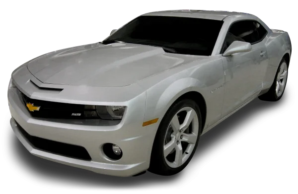 Silver Chevrolet Camaro SS PNG Transparent Background