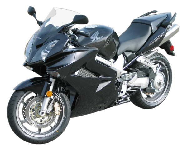 Black Honda Sport Bike PNG Transparent Background