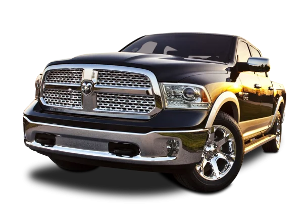 Black Ram Pickup Truck PNG Transparent Background