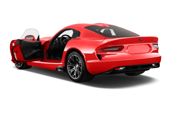 Red Sports Car Open Door PNG Transparent Background