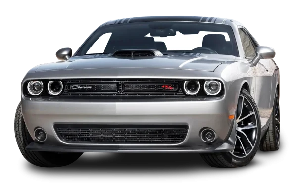 Gray Dodge Challenger SRT PNG Transparent Background