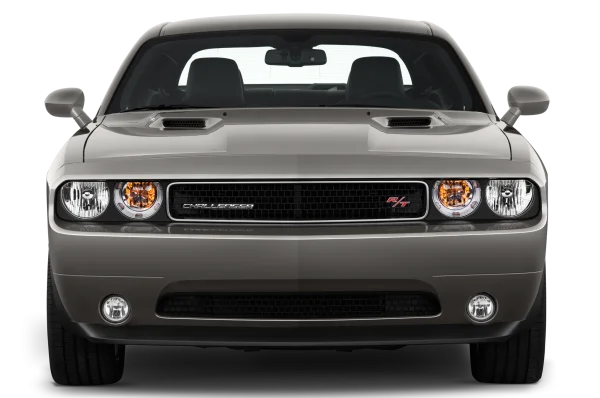 Grey Dodge Challenger R/T Front View PNG Transparent