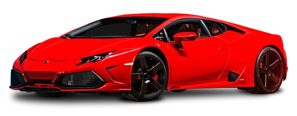 Red Lamborghini Huracan Sports Car PNG