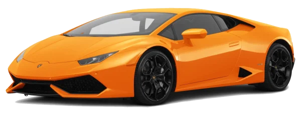 Orange Lamborghini Huracan PNG Transparent