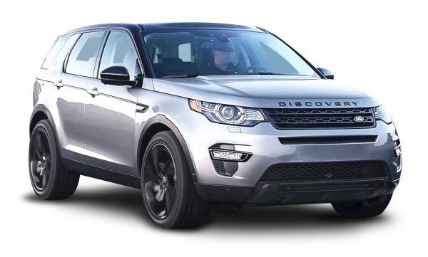Silver Land Rover Discovery Sport PNG Transparent Background