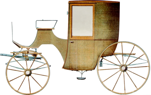 Vintage Horse-Drawn Carriage PNG Transparent Background