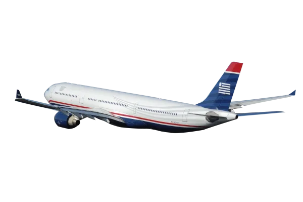 Commercial Passenger Jet Airplane PNG