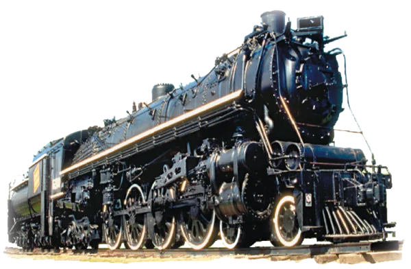 Vintage Steam Locomotive PNG Transparent Background