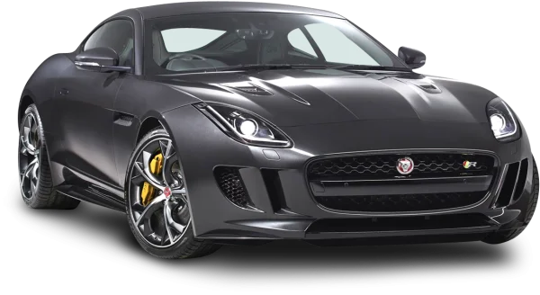 Grey Jaguar F-Type Sports Car PNG