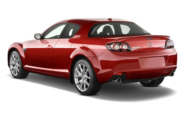 Red Mazda RX-8 Sports Car PNG Transparent