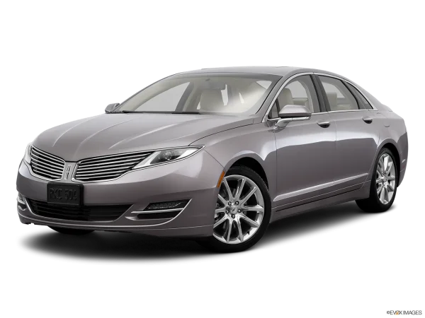 Silver Lincoln MKZ Sedan PNG Transparent Background