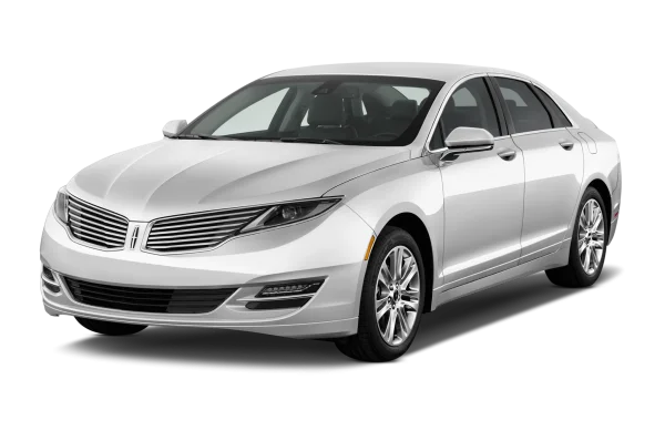 Silver Lincoln MKZ Sedan PNG Transparent Background