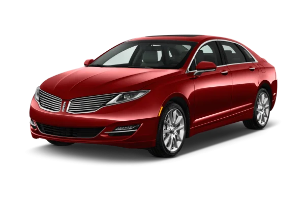 Red Lincoln MKZ Car PNG Transparent Background