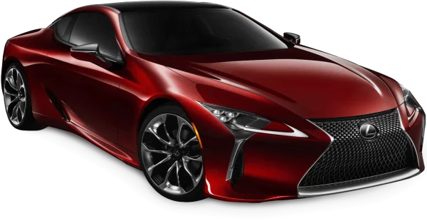 Red Lexus LC 500 Luxury Sports Car PNG Transparent