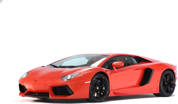 Red Lamborghini Sports Car Transparent PNG