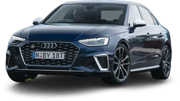 Dark Blue Audi S4 Car PNG Transparent Background