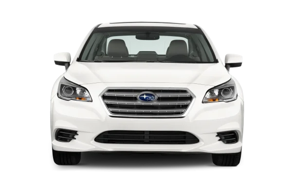 White Subaru Car Front View PNG Transparent Background