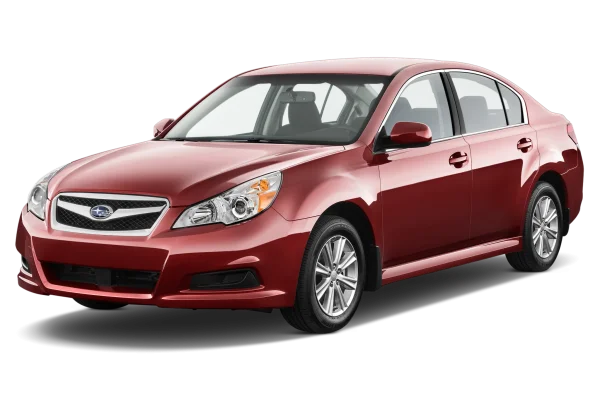 Red Subaru Legacy Sedan Car PNG Transparent