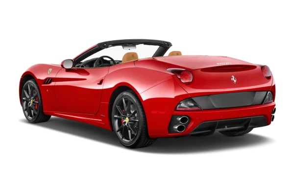 Red Ferrari California T Convertible Car PNG Transparent Background
