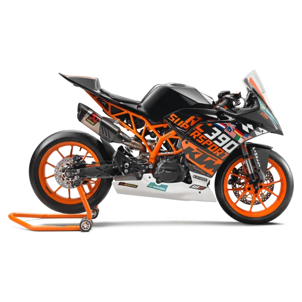 KTM RC 390 Supersport Racing Motorcycle PNG