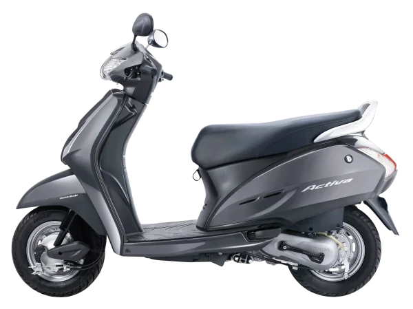 Dark Grey Honda Activa Scooter PNG Transparent