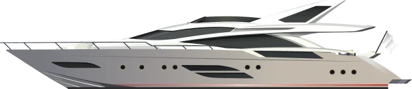 Modern Yacht PNG Transparent Background