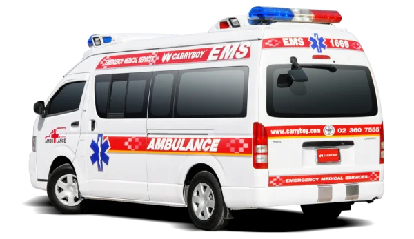 White Emergency Ambulance PNG Transparent