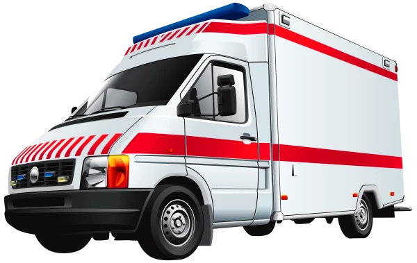 Emergency Ambulance Vehicle PNG Transparent